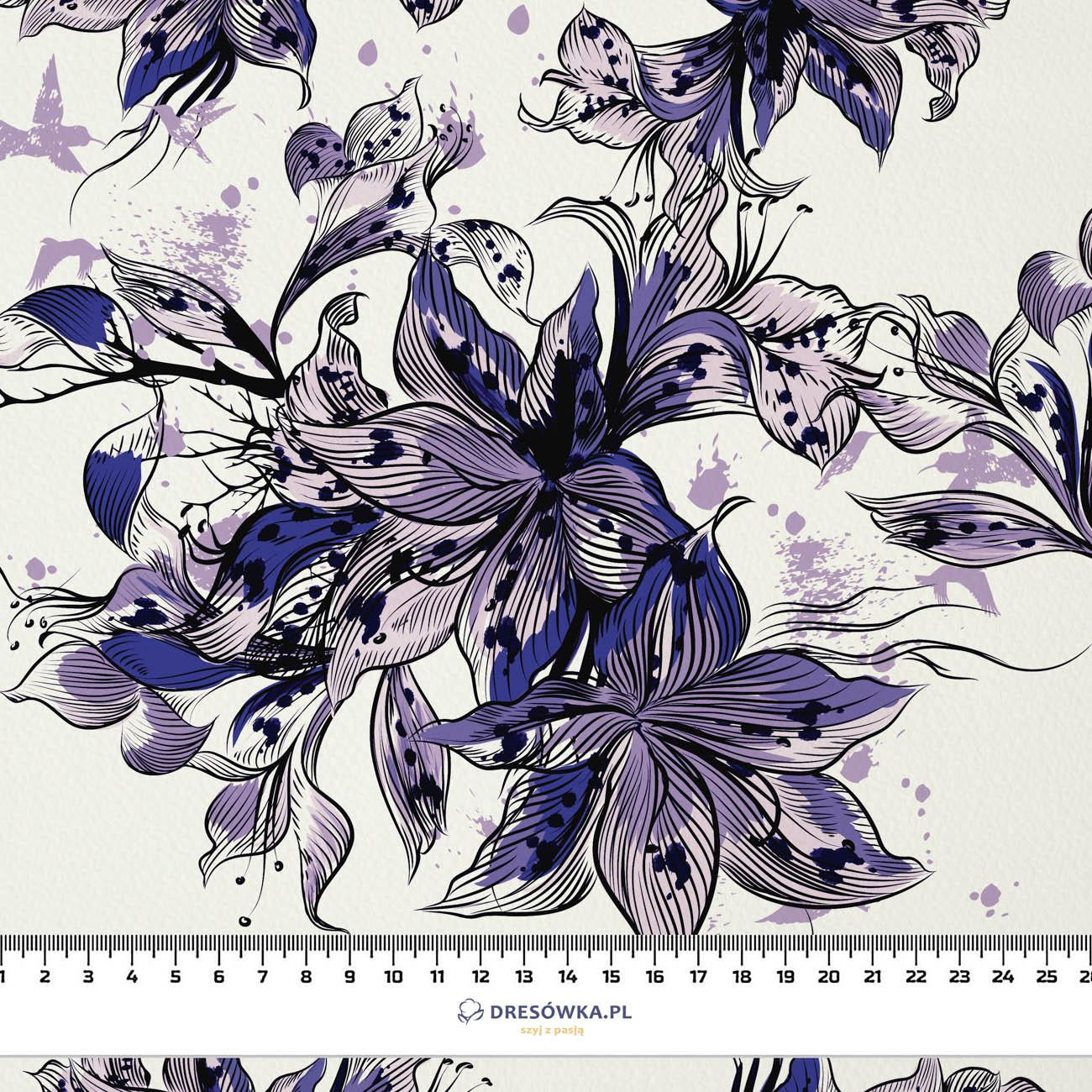 VANILLA BLOSSOM (Very Peri) - Waterproof woven fabric