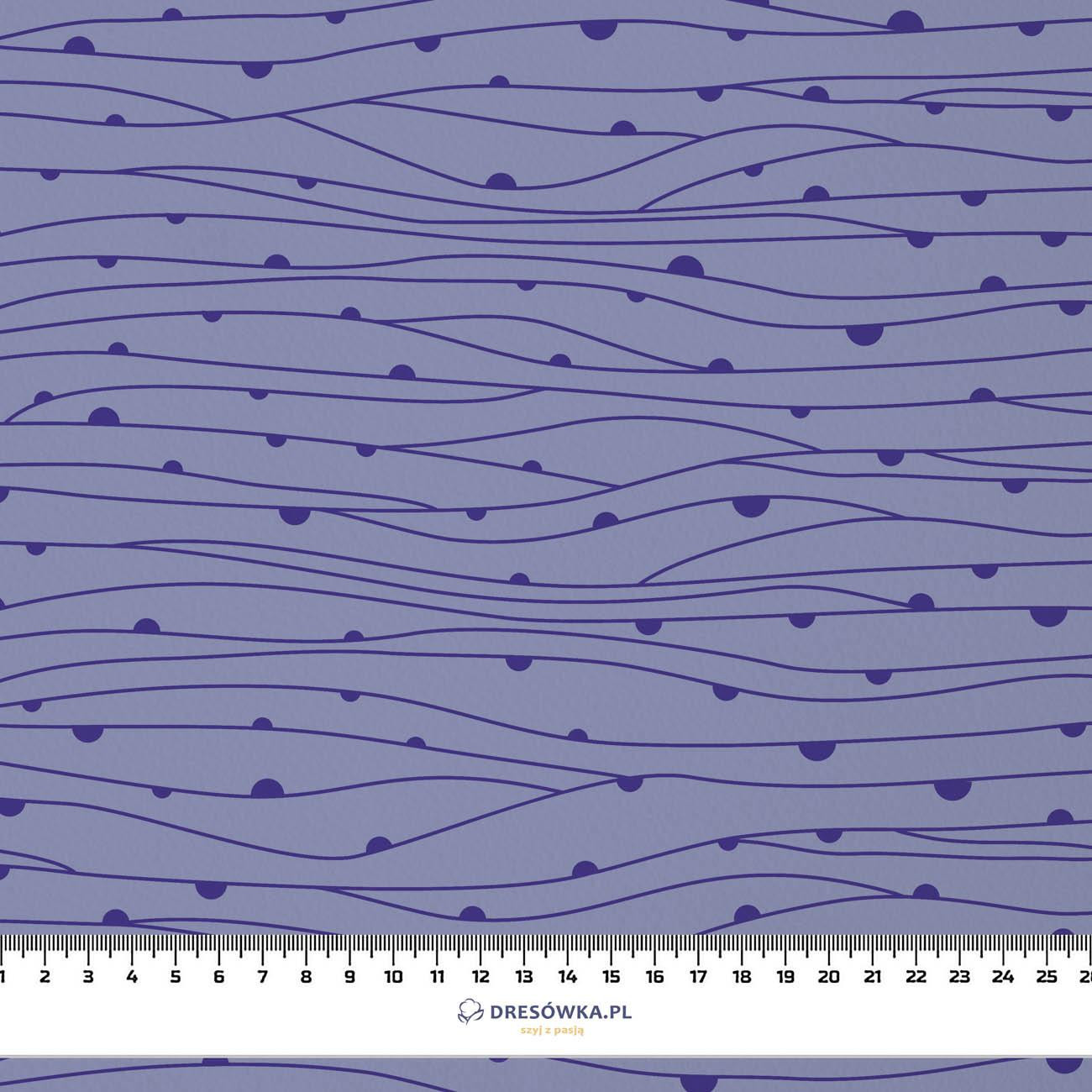 VALENTINE'S DEW (Very Peri) - looped knit fabric