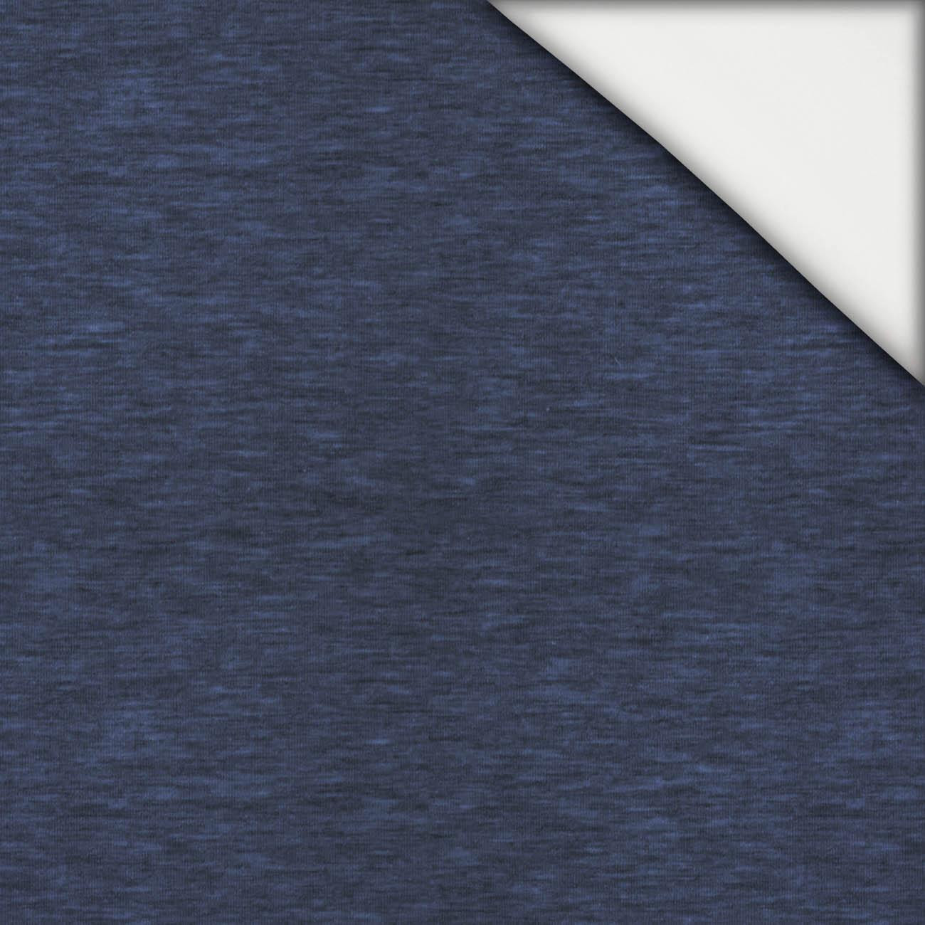 MELANGE NAVY - light brushed knitwear