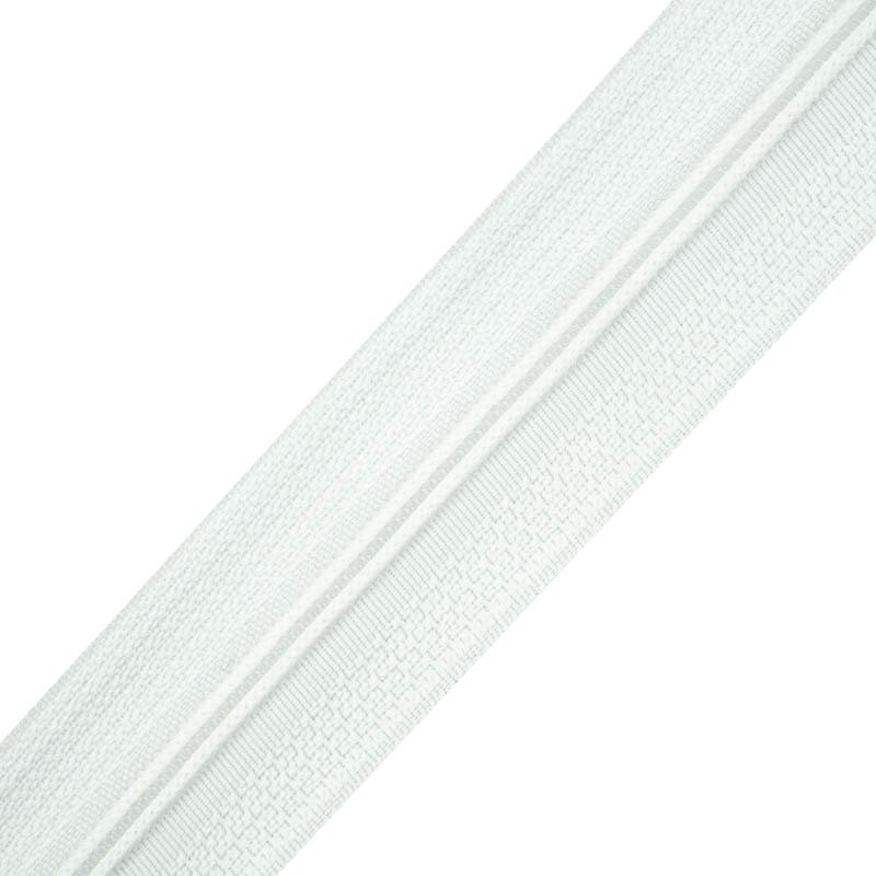 Zipper tape for bedding 3 mm - white