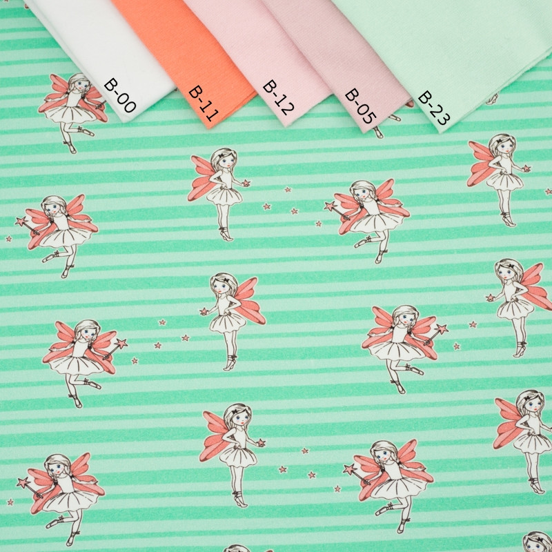 FAIRIES / mint - looped knit 