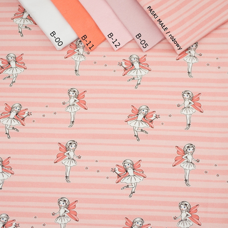 FAIRIES / pink - looped knit