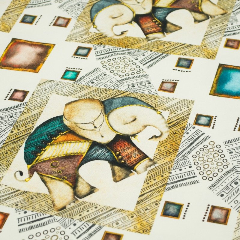 INDIE CHARM / gold - Viscose jersey WE210