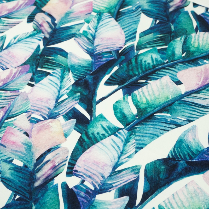 WATER-COLOR LEAVES - looped knit SP250