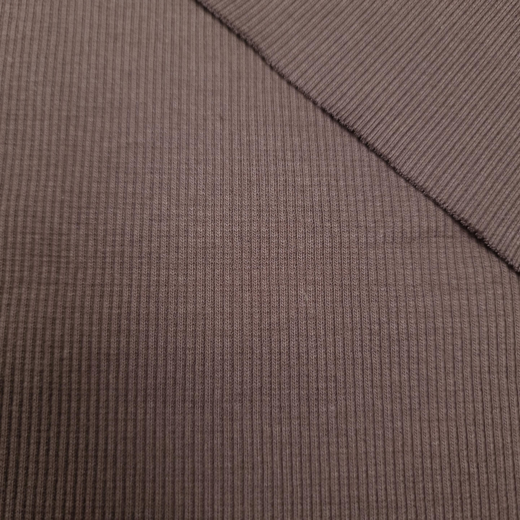 Ribbed knit fabric - ESPRESSO (D-246) 