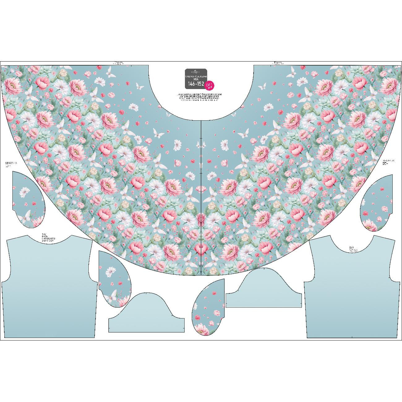KID'S DRESS "MIA" - FAIRY WORLD pat.11 (FLOWERS) - sewing set