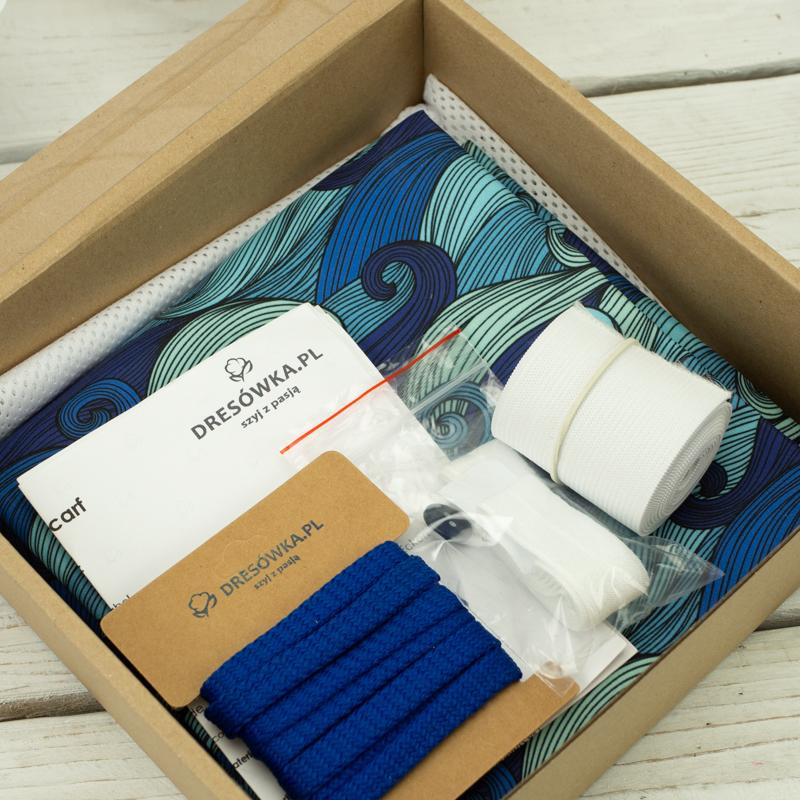 Men's swim trunks - WAVES - sewing set