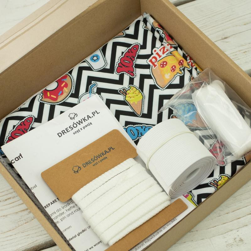 Men's swim trunks - FAST FOOD - sewing set