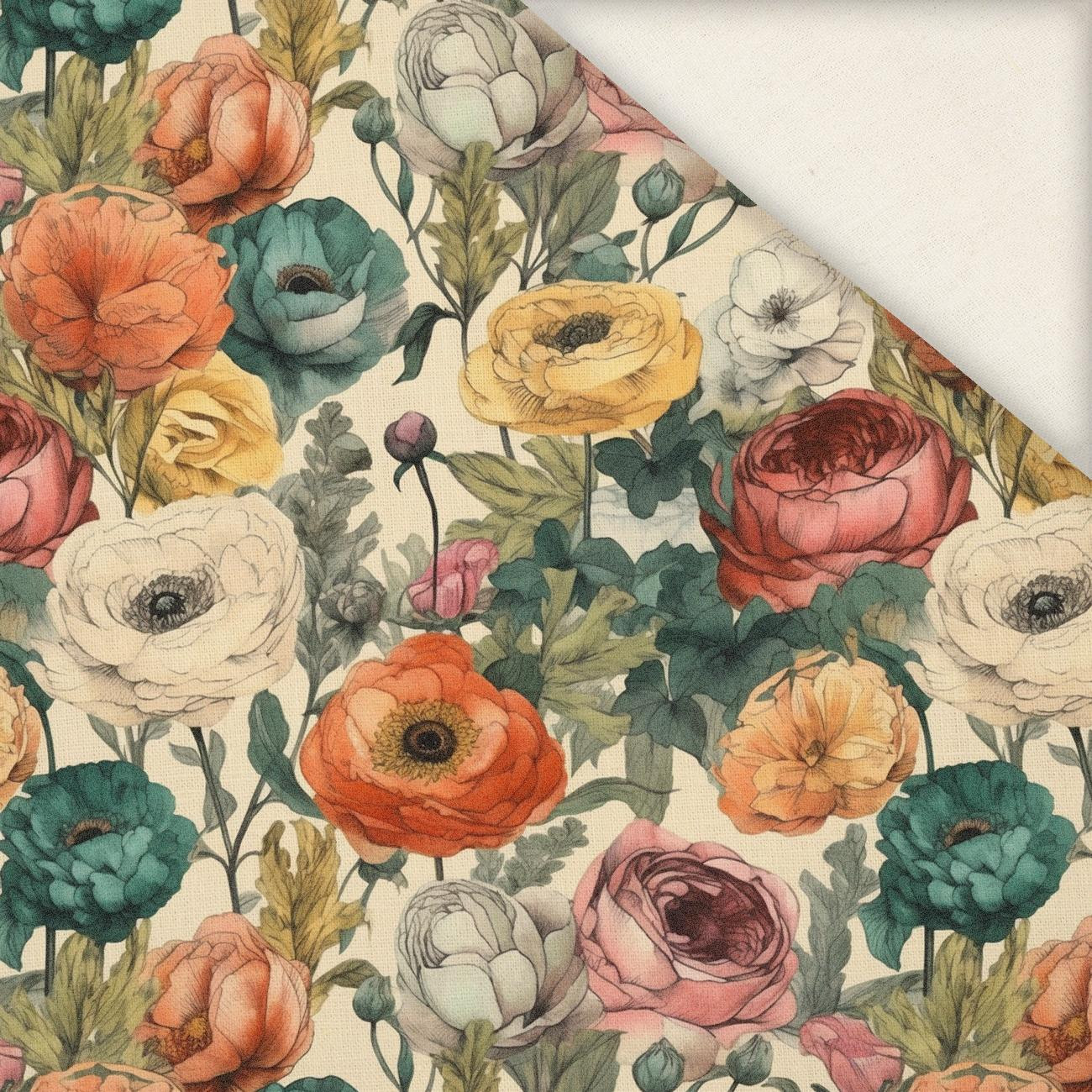 FLOWERS WZ.54 - Linen 100%