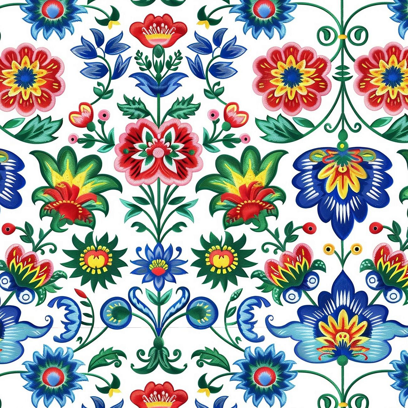 Folk Art wz.4- Upholstery velour 