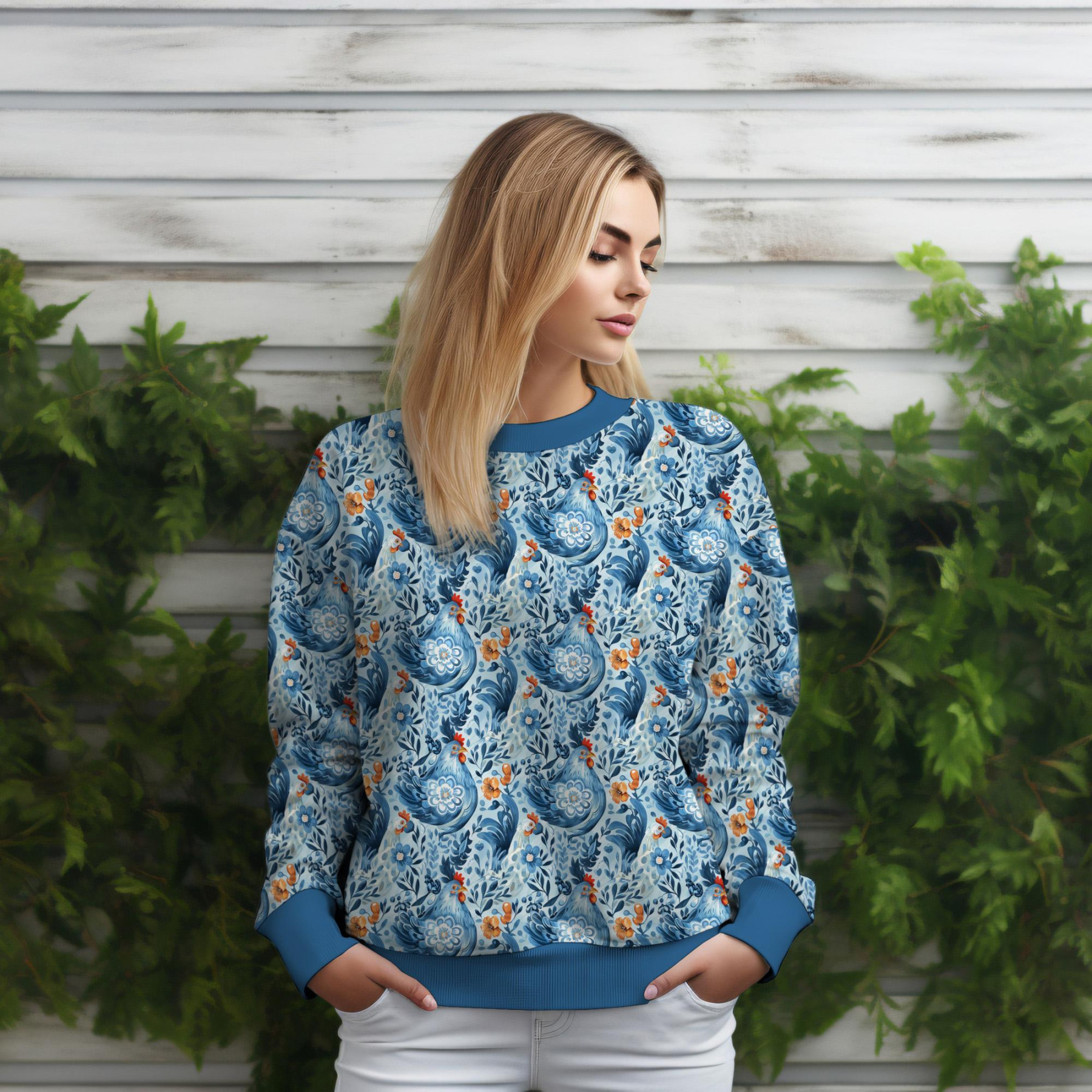 Folk Art wz.6 - light brushed knitwear