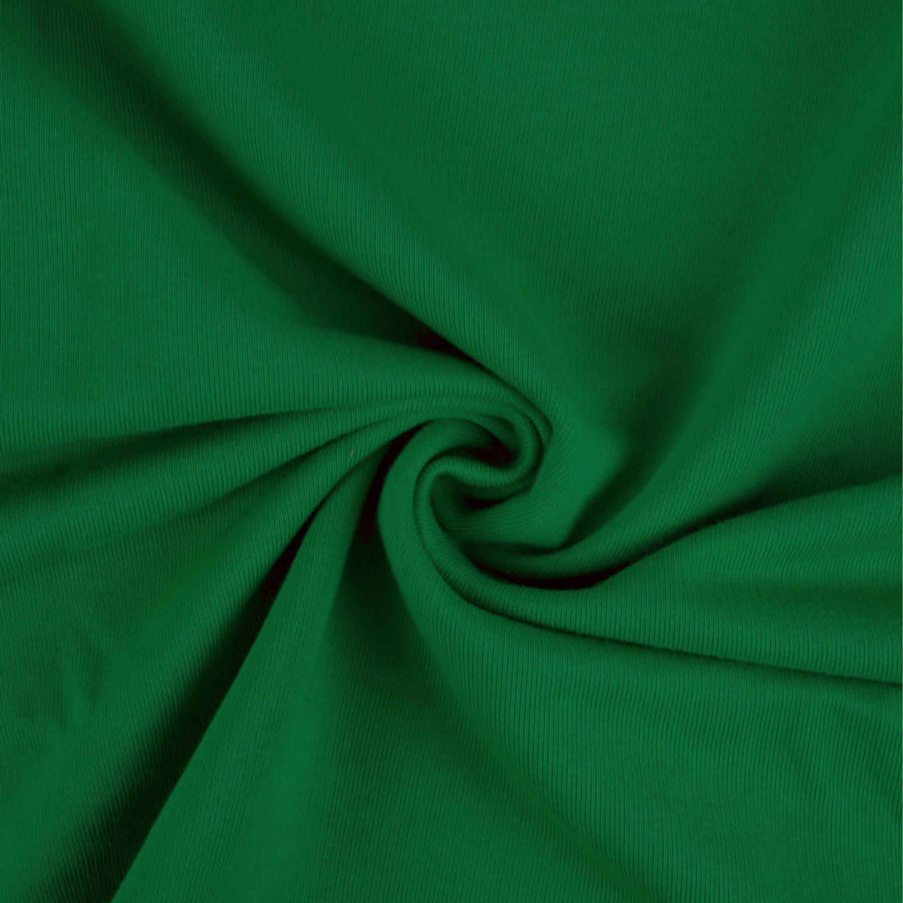 Looped knitwear with elastan - FOREST GREEN (D-011)