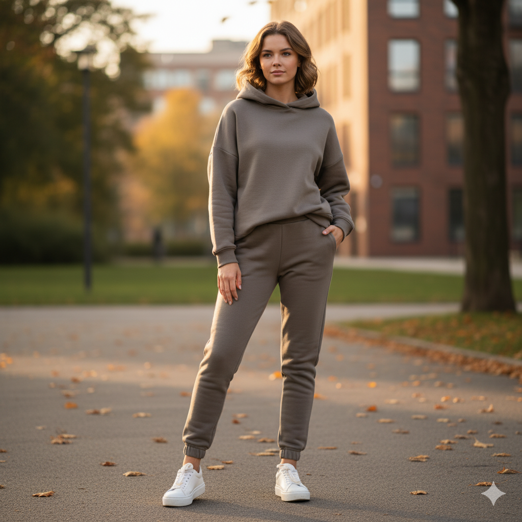 Thick looped knit (P290) - GREIGE (D-113) 