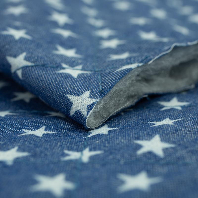 STARS / blue - quilted jeans