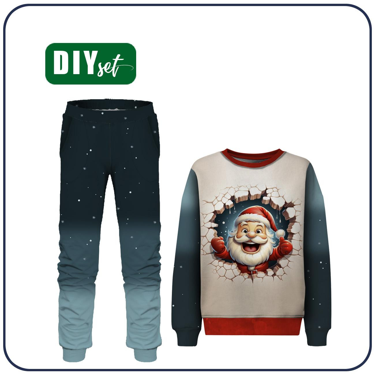 Children's tracksuit (MILAN) - HAPPY SANTA - sewing set