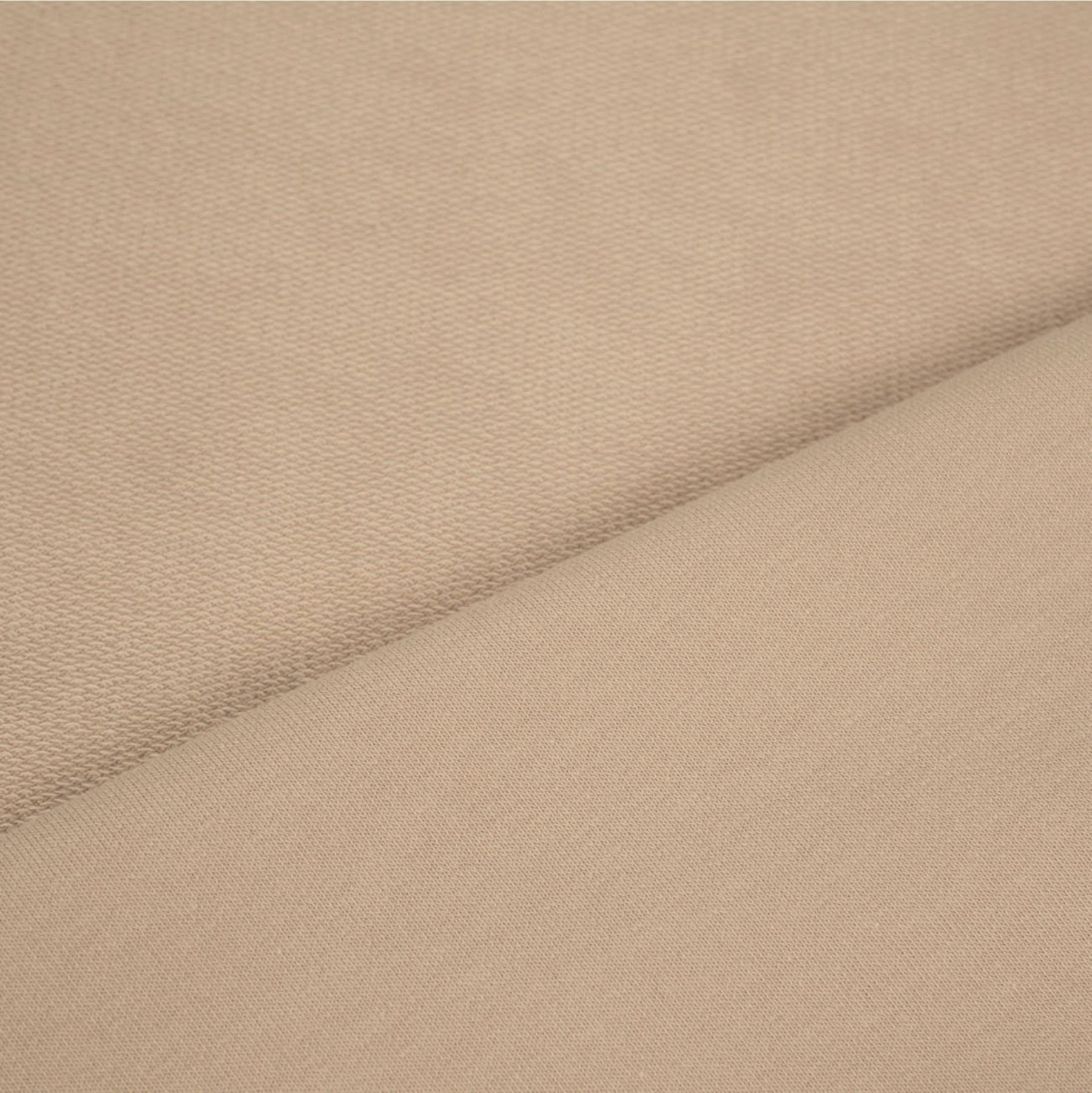 Looped knitwear with elastan - Hazelnut (Pe260)