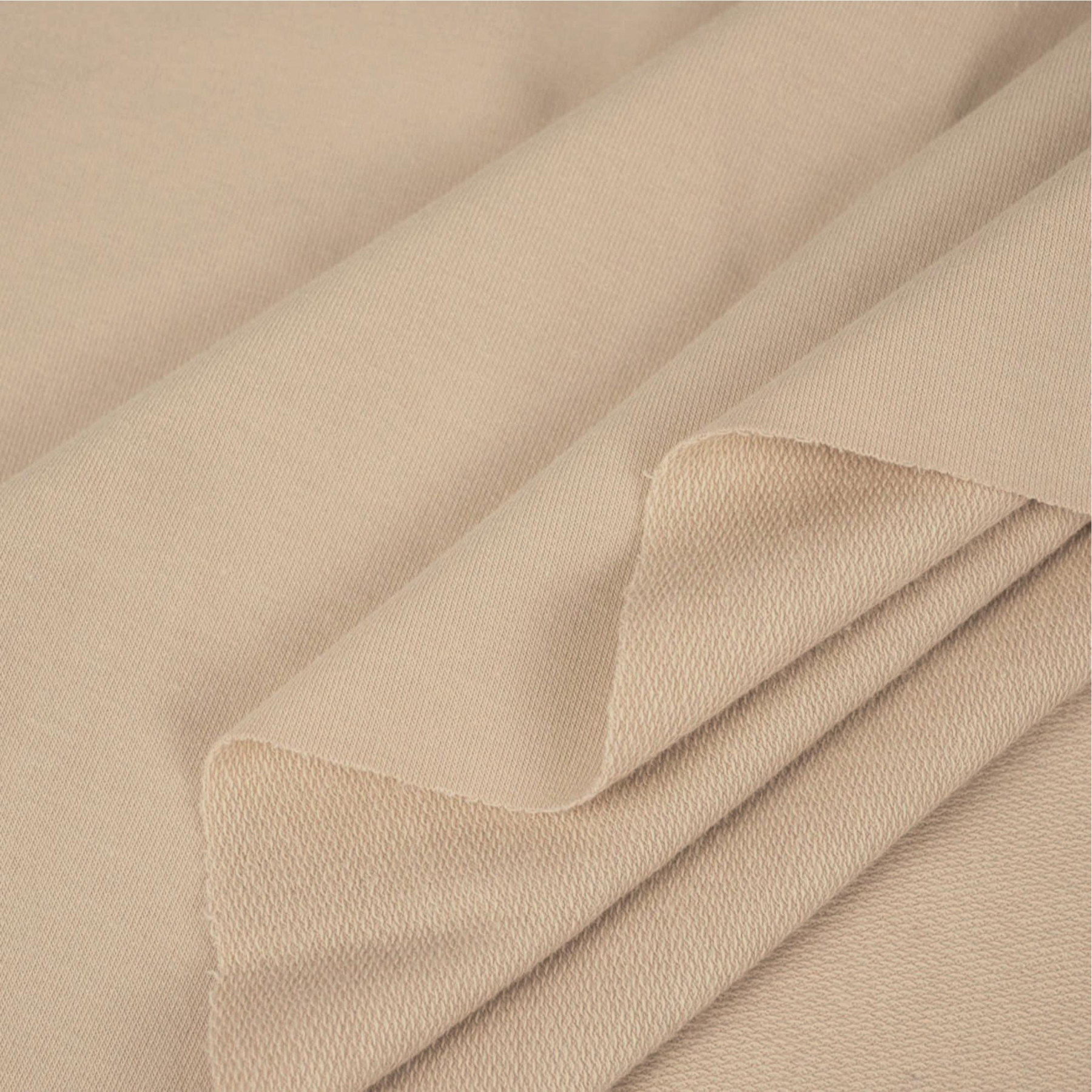 Looped knitwear with elastan - Hazelnut (Pe260)