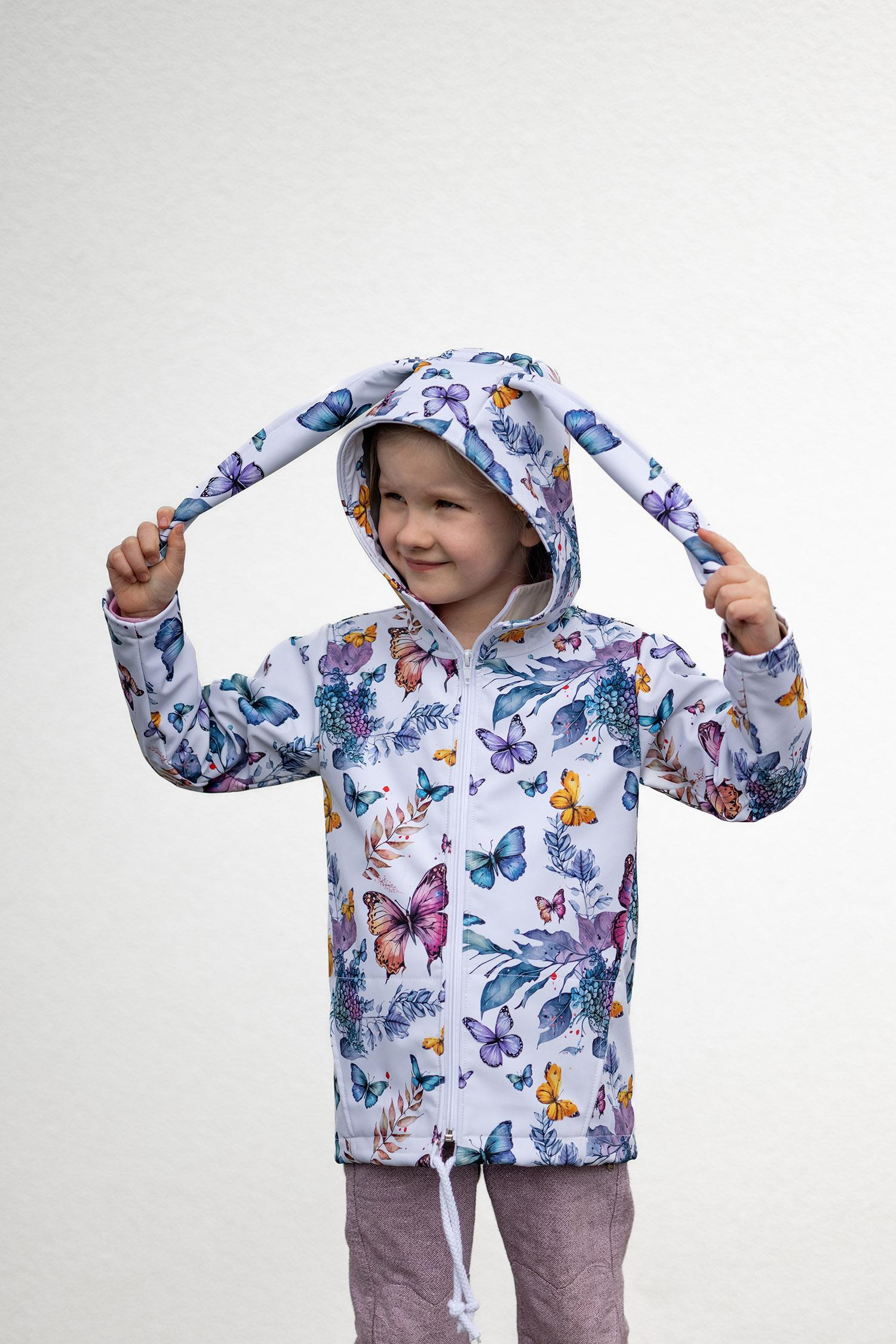 KIDS JACKET DINO (ZOE) - CAMOUFLAGE PAT. 3 / pastel - sewing set