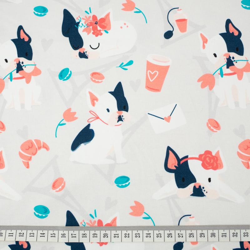 J'adore Paris / pfirsich - looped knit 