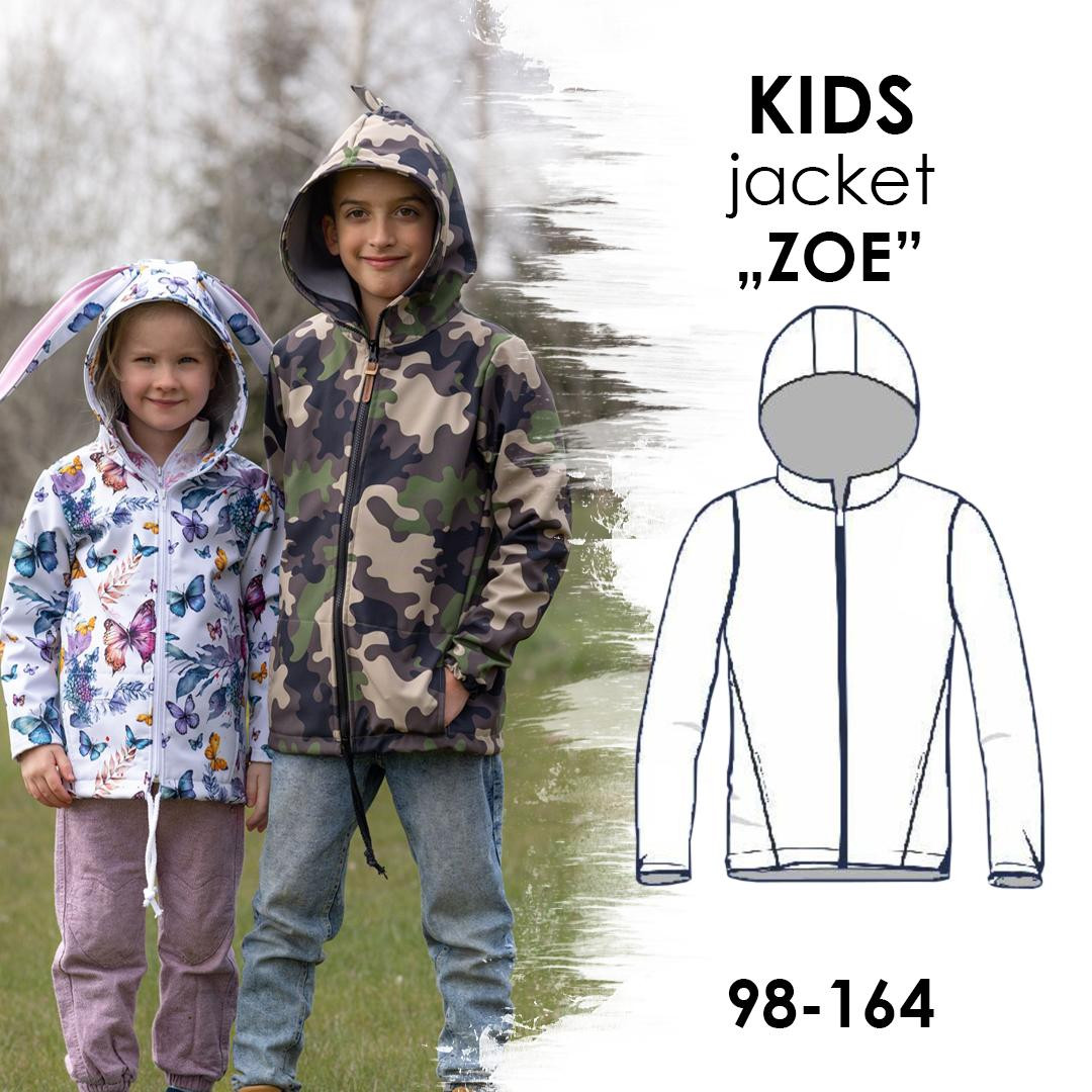 KIDS JACKET (ZOE) - PAPER SEWING PATTERN