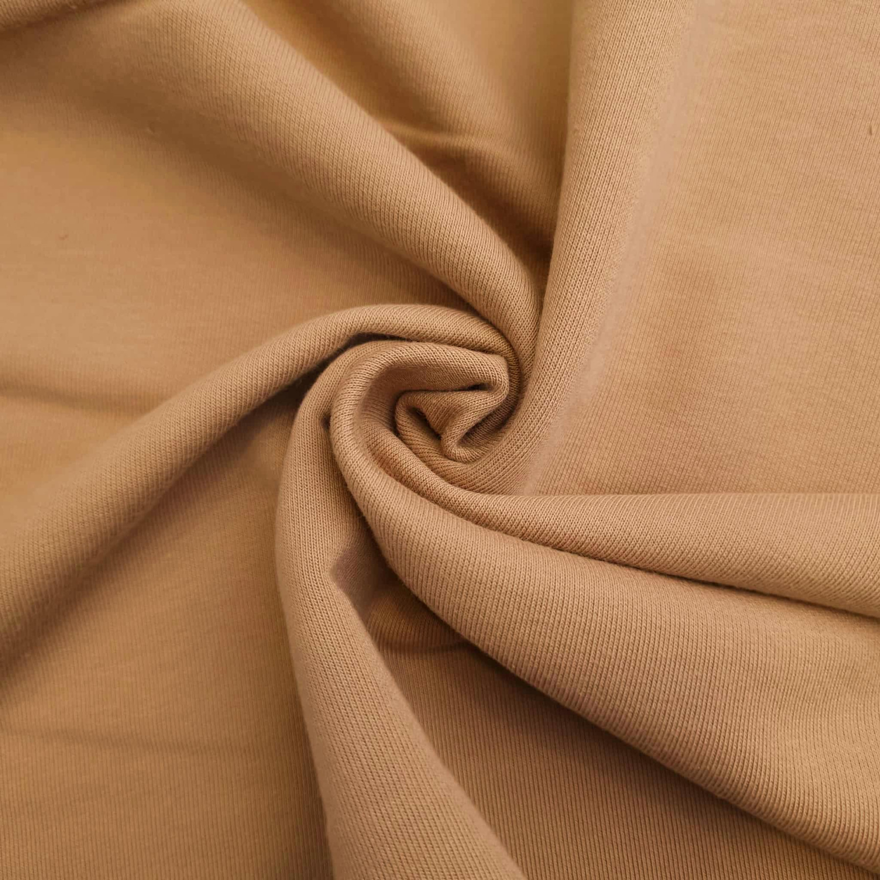 Thick looped knit (P290) - CARAMEL (D-10) 