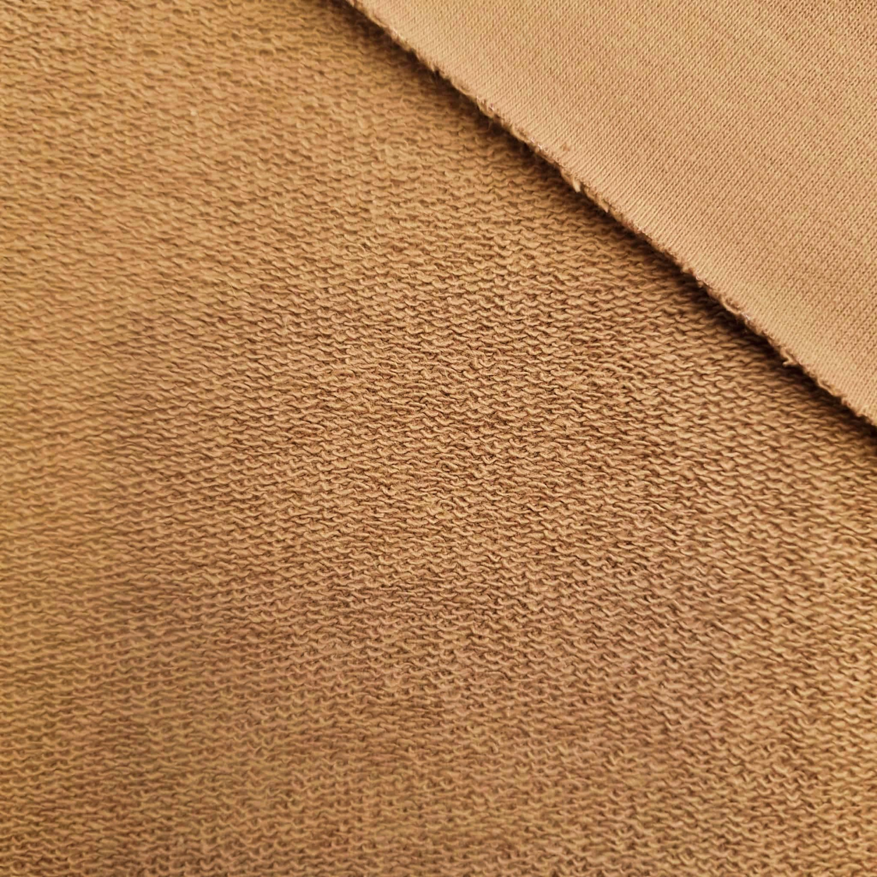 Thick looped knit (P290) - CARAMEL (D-10) 