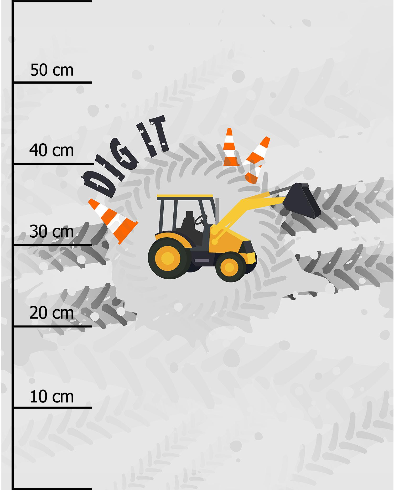 DIGGER - panel (60cm x 50cm) 