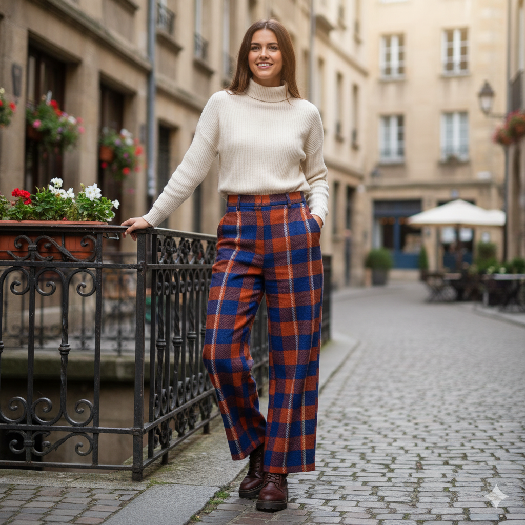CHECK PAT. 28 - brushed knitwear with elastane ITY