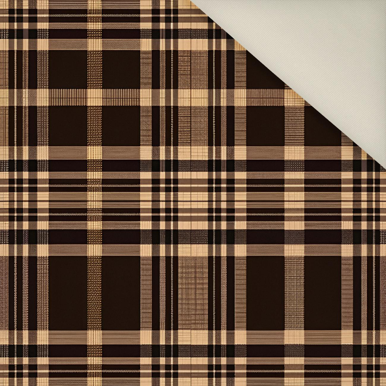 CHECK 2/ Mocha Mousse - Upholstery velour 