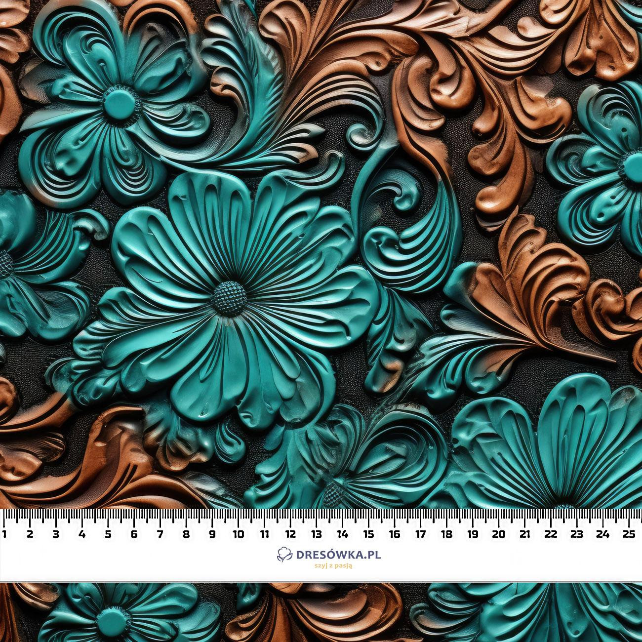 Leather Pattern wz.5 - looped knit fabric