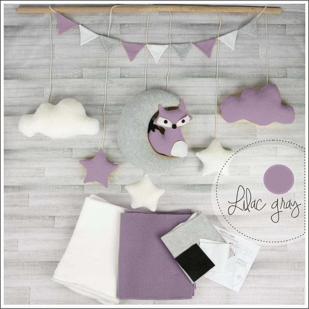 DIY KIT GIRLAND - FOX + paper cutout 