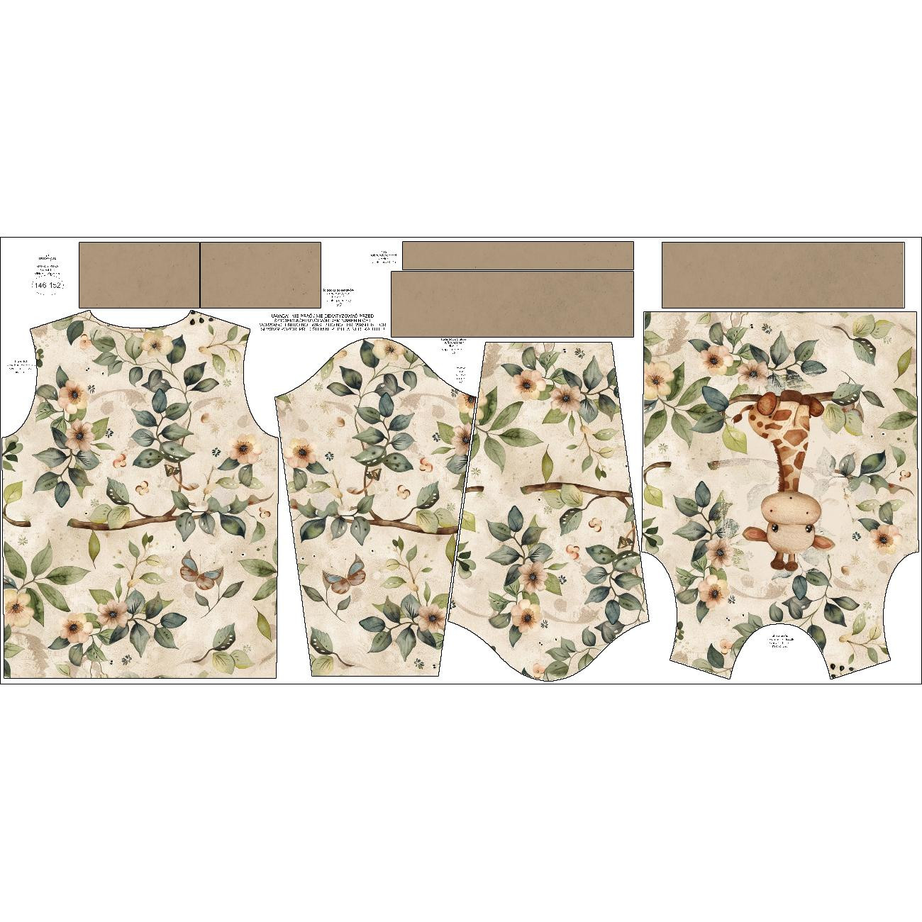 CHILDREN'S (NOE) SWEATSHIRT - LITTLE GIRAFFE - sewing set