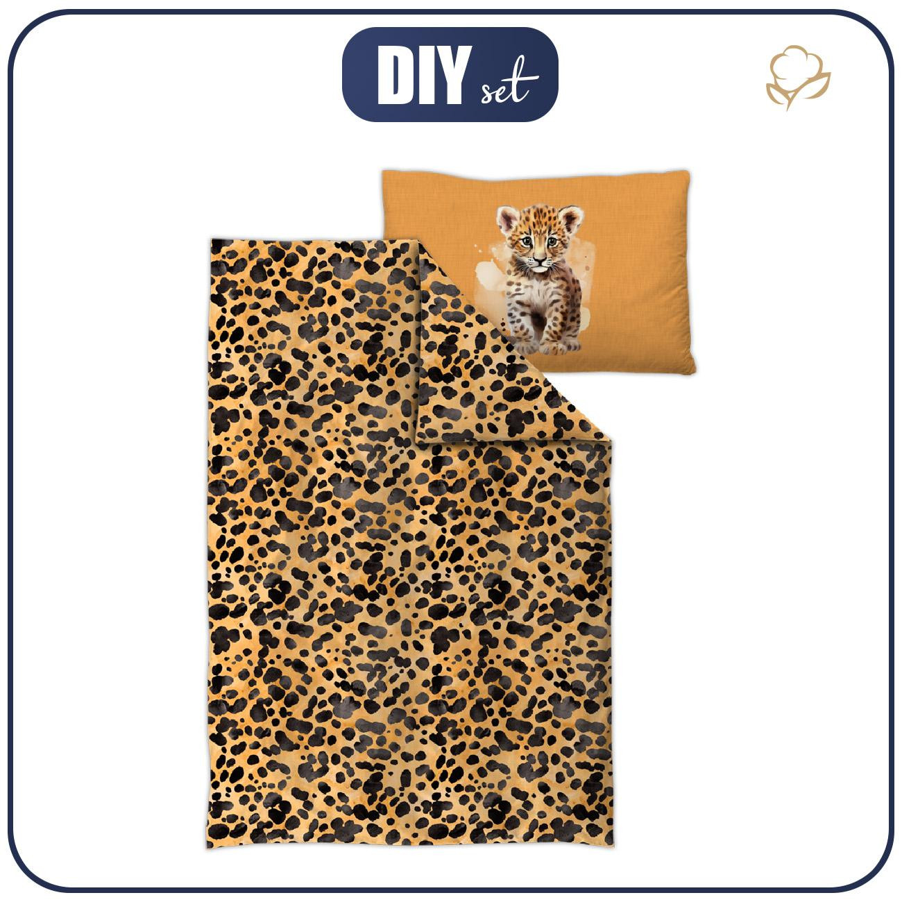 KIDS BEDDING -  LITTLE LEOPARD - sewing set