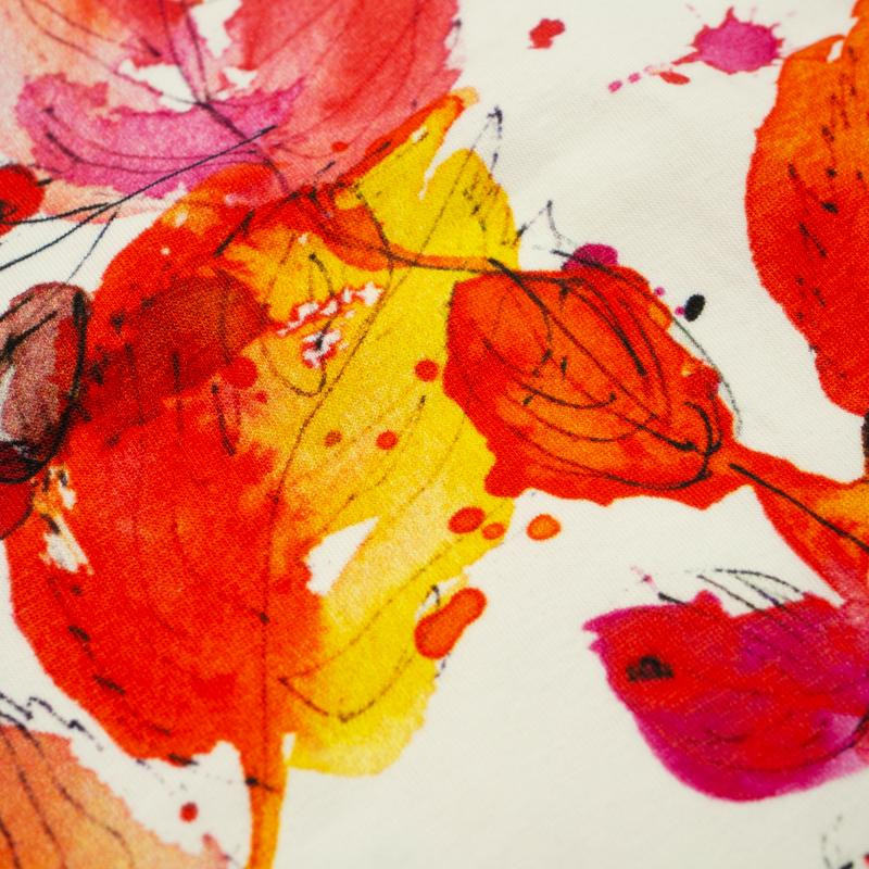 PAINTED FLOWERS - Viscose jersey WE210