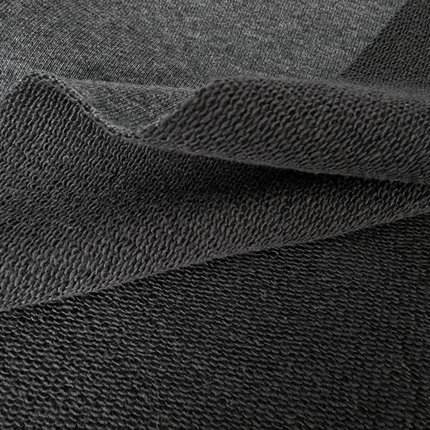 Thick looped knit (P290) - MELANGE GRAPHITE (D-08) 
