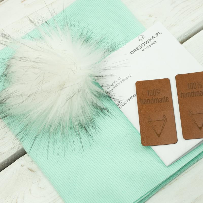 MINT / fox - Cap and loop creative sewing set