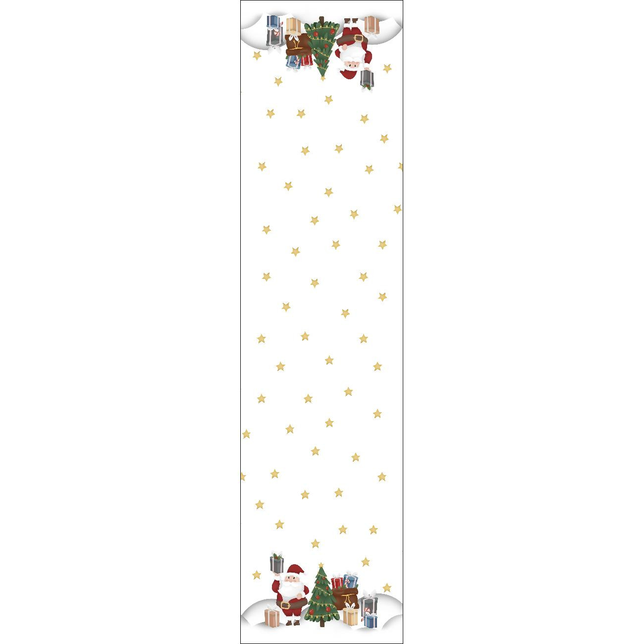 TABLE RUNNER PANEL - IN THE SANTA CLAUS FOREST