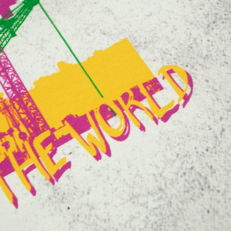 MOVE THE WORLD / green - panel, looped knit SP250