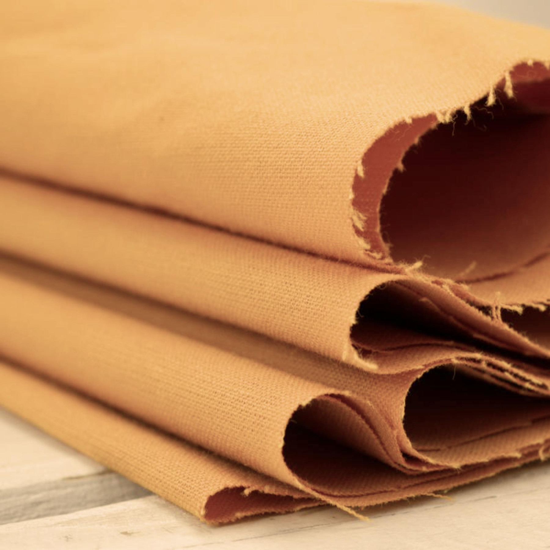 MUSTARD - Cotton woven fabric