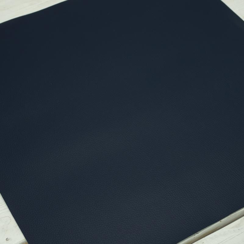 NAVY (46 cm x 50 cm) - thick pressed leatherette