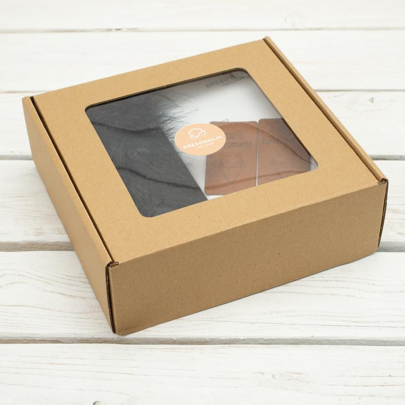 NAVY / fox - Cap and loop creative sewing set
