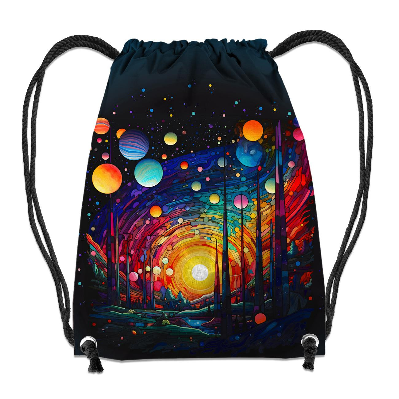 NEON GALAXY WZ.9 - panel (60cm x 50cm)- single jersey with elastane ITY