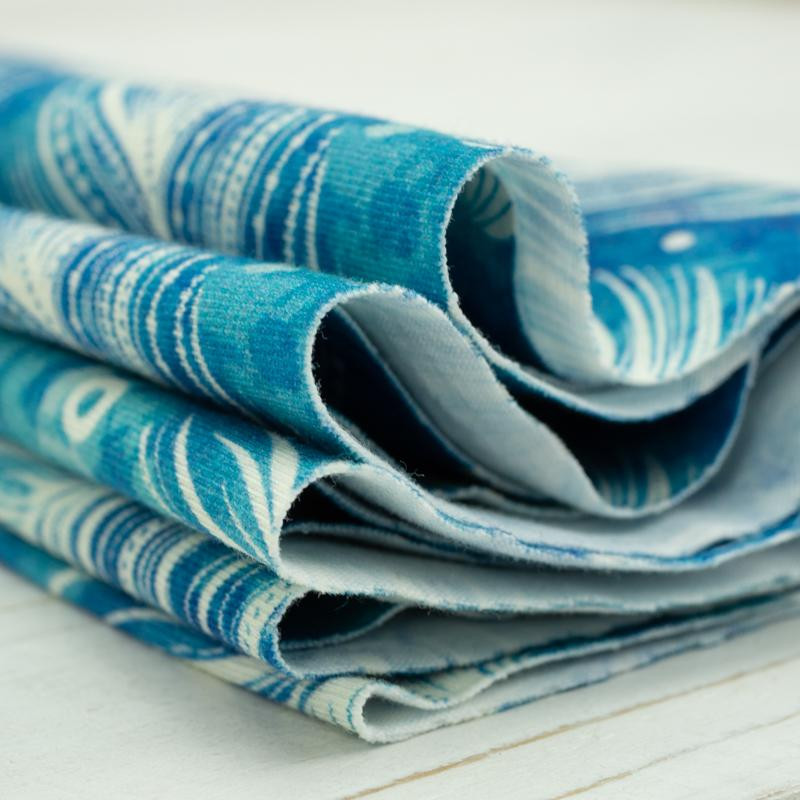 BLUE FEATHERS - Viskose-Jersey WE210