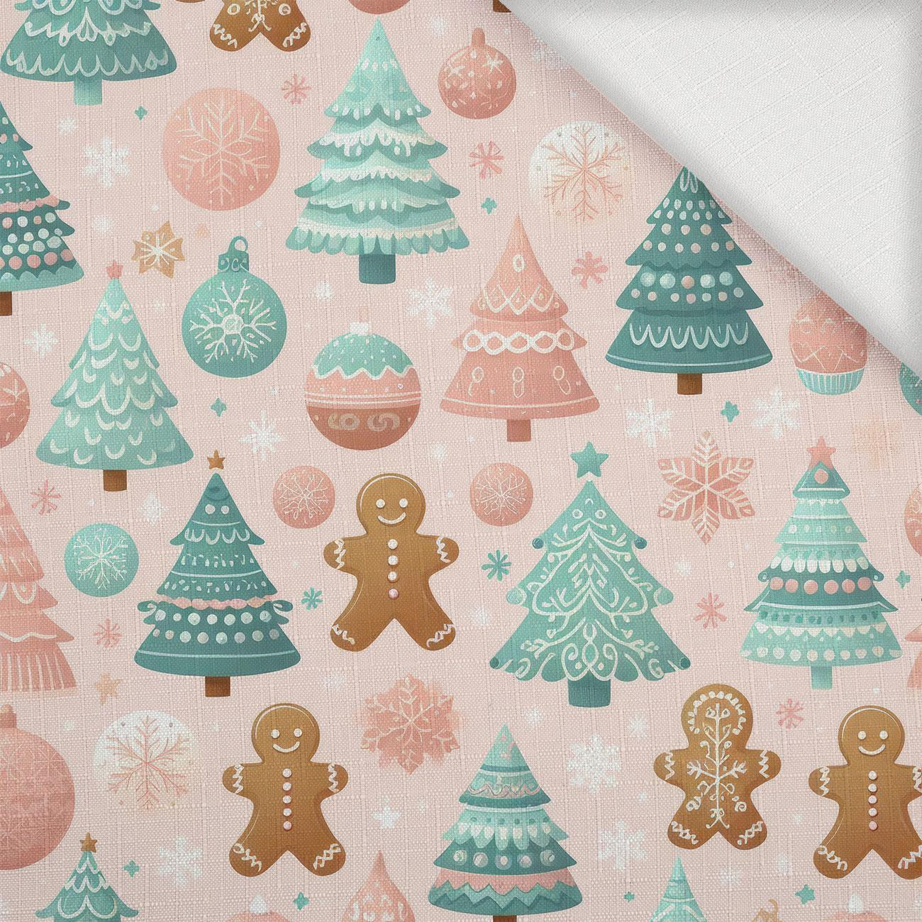 Pastel Christmas wz. 1 - Woven Fabric for tablecloths