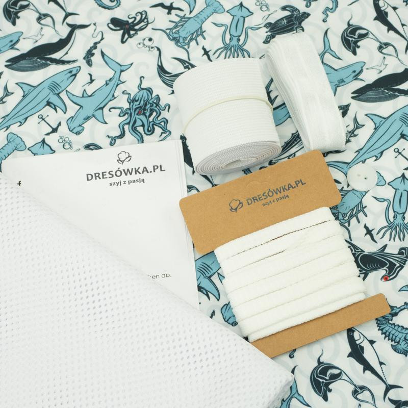 Men's swim trunks - OCEAN - sewing set
