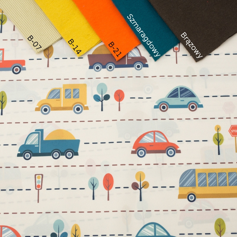 COLORFUL CARS - Nylon fabric