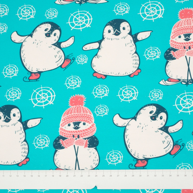 WINTER PENGUINS - looped knit SP250