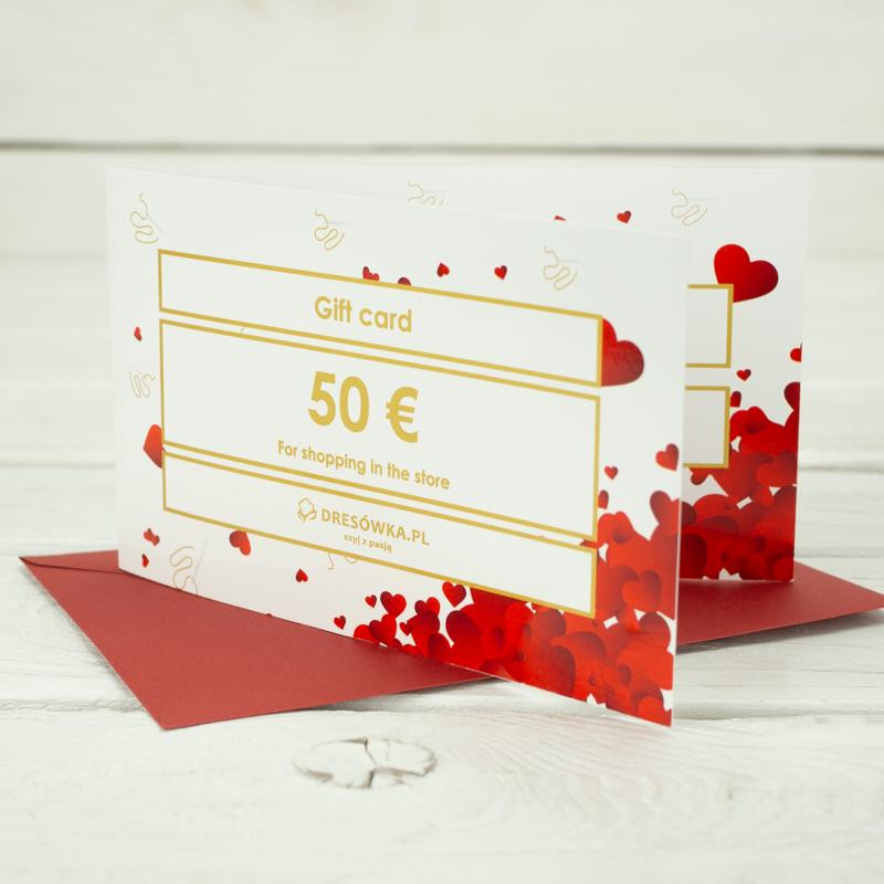 GIFT CARD - 50 EUR - EN