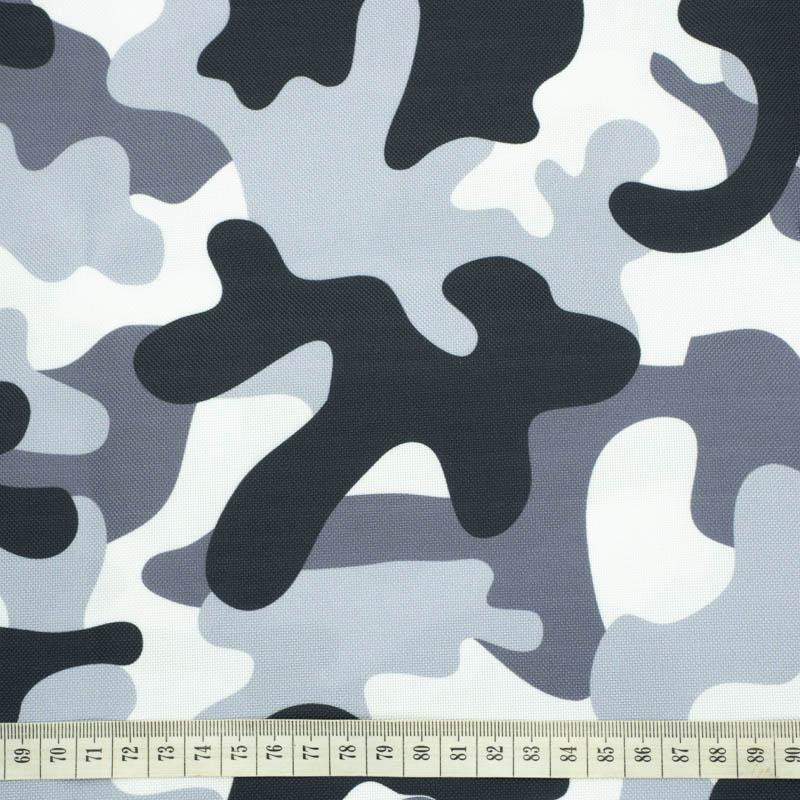 CAMOUFLAGE GREY - Waterproof woven fabric