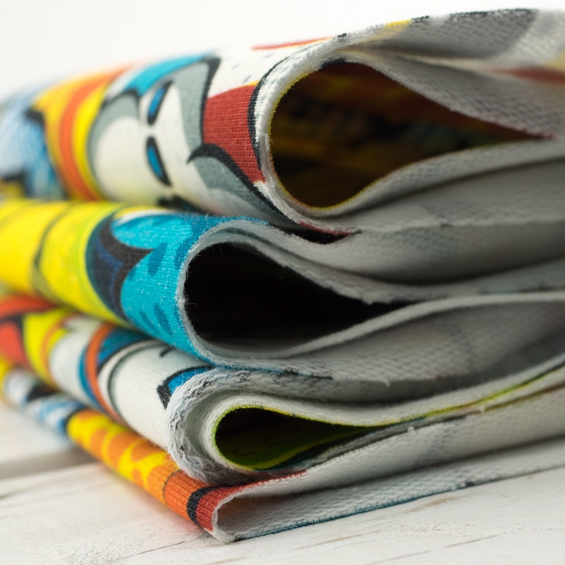 COMIC BOOK - looped knit